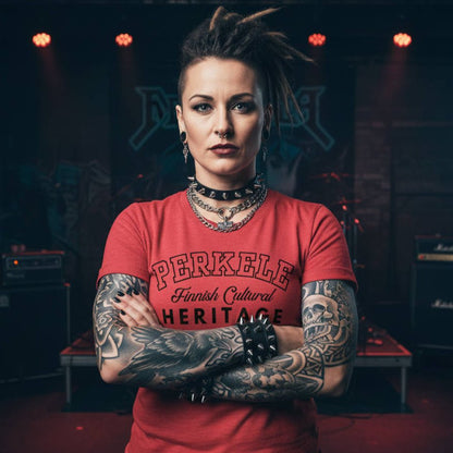 PERKELE HERITAGE BLACK t - paita - Hevimies