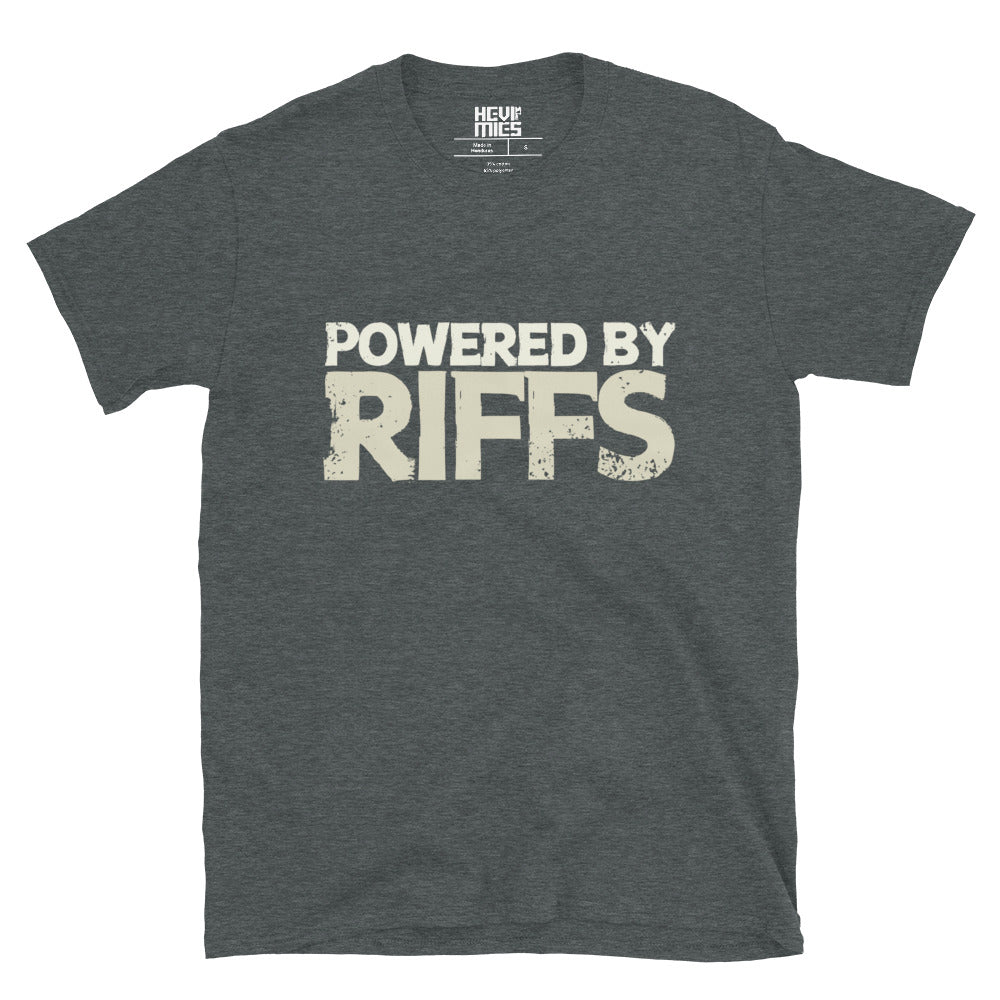 Powered by Riffs t - paita - Hevimies