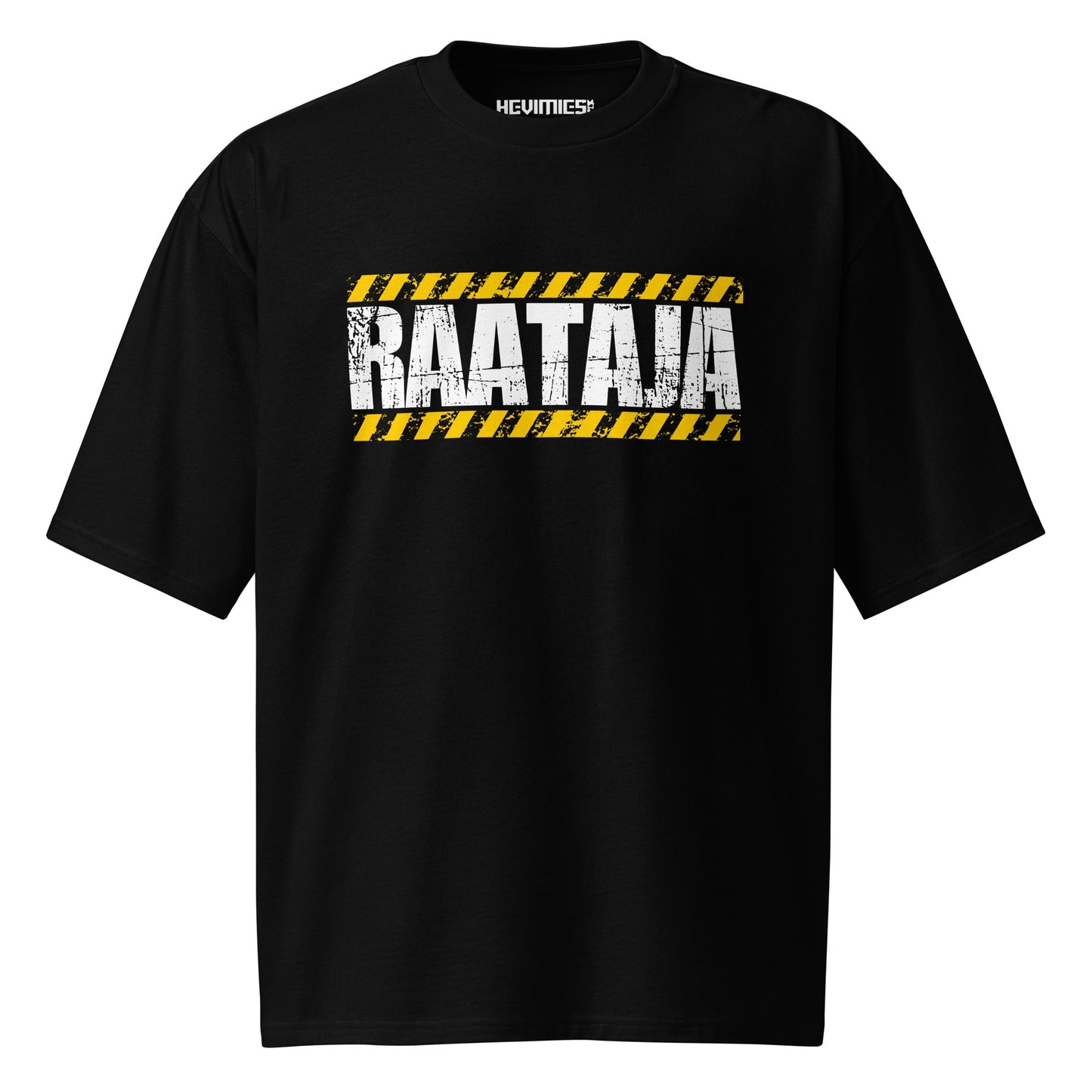 RAATAJA Oversized musta t - paita - Hevimies