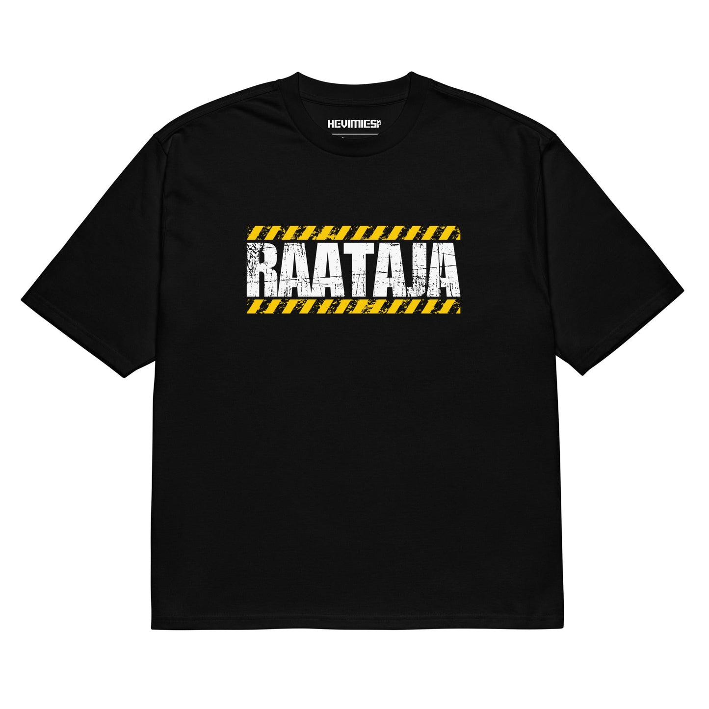 RAATAJA Oversized musta t - paita - Hevimies