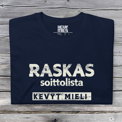 Raskas Soittolista Kevyt Mieli t - paita - Hevimies