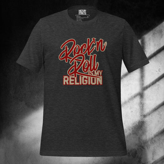 ROCK 'N ROLL IS MY RELIGION t - paita - Hevimies