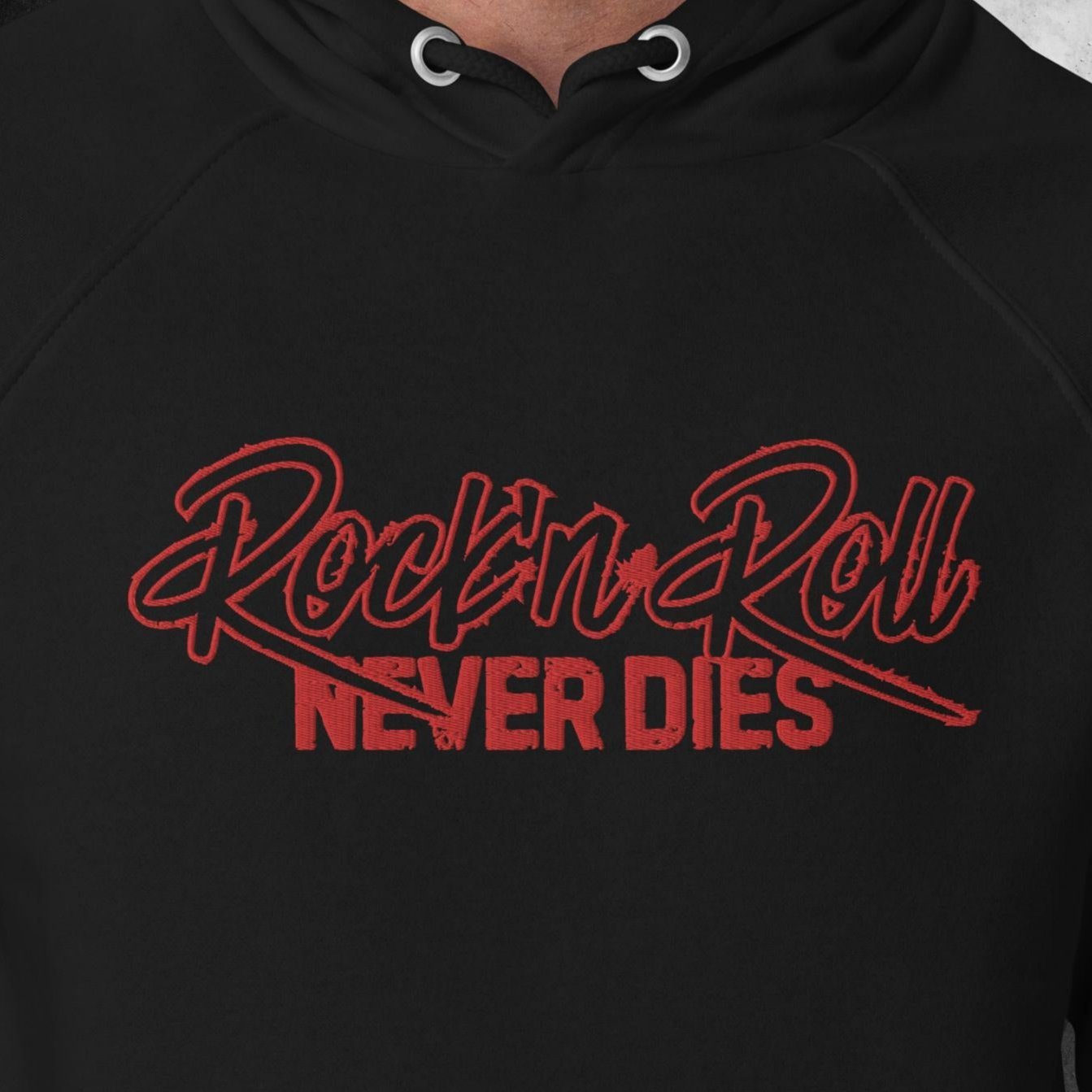 ROCK'N'ROLL NEVER DIES premium huppari - Hevimies