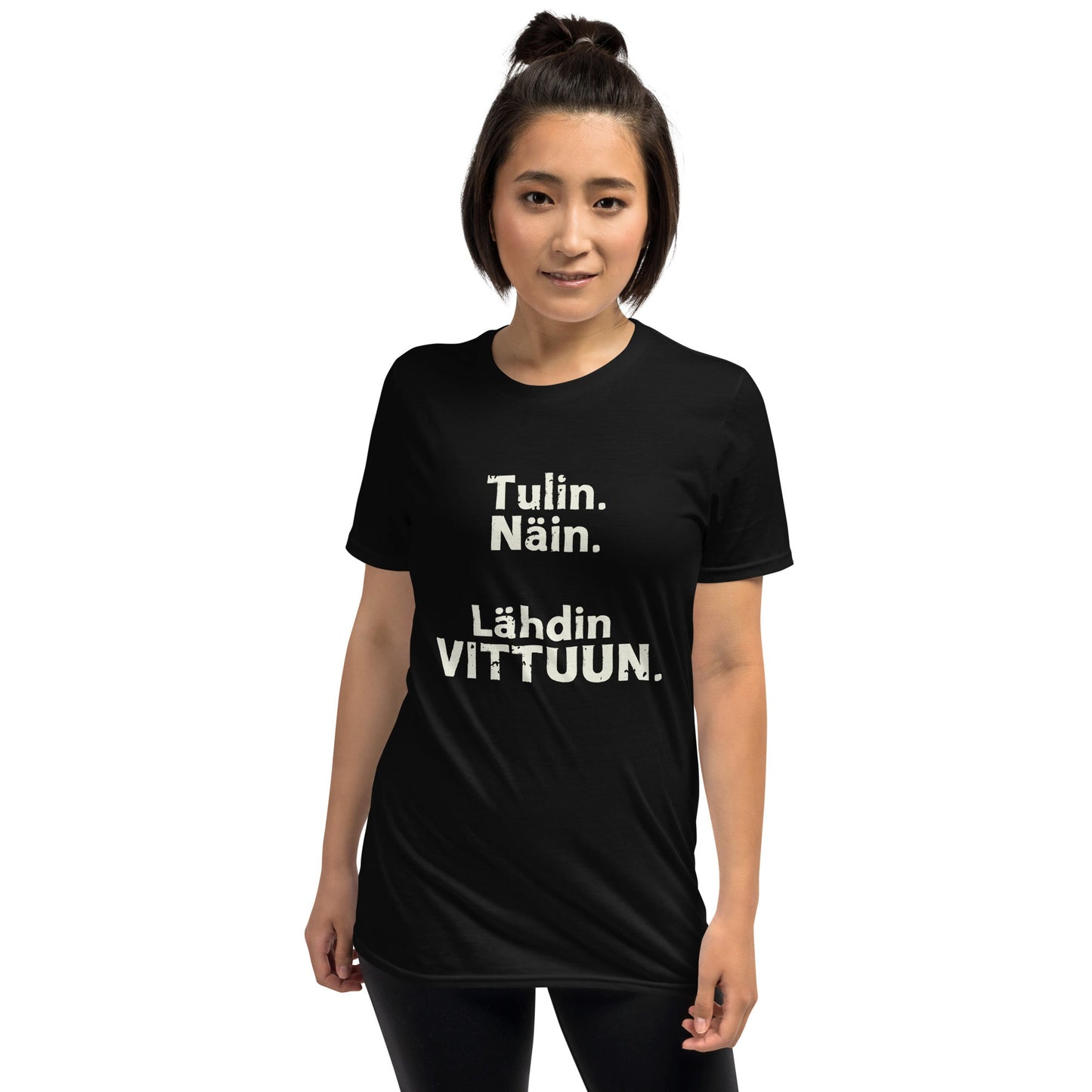 Tulin Näin Lähdin vittuun t - paita - Hevimies