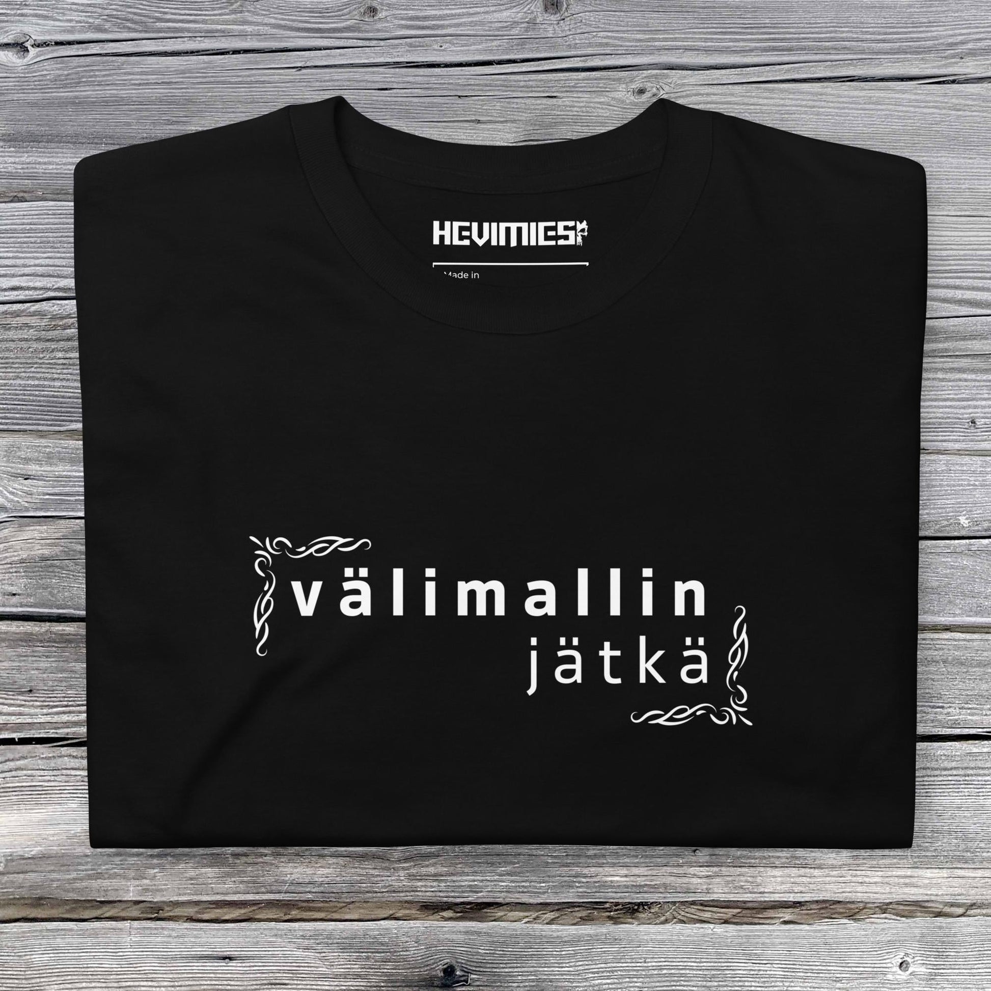 Välimallin Jätkä t - paita - Hevimies